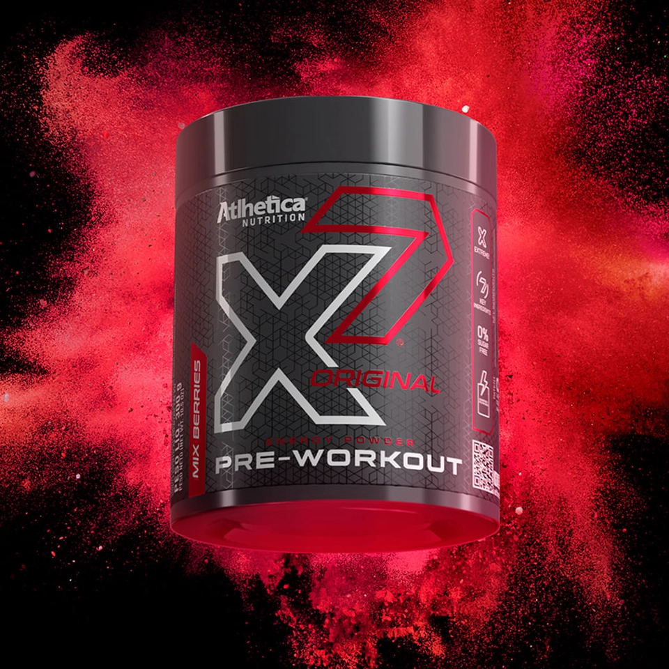X7 Pré Workout Pote 300g Atlhetica Nutrition - imagem 5