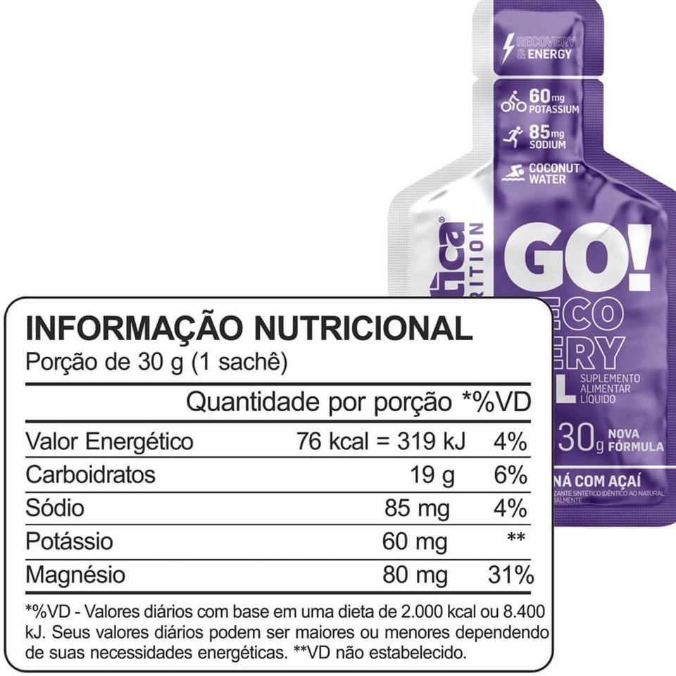 Go! Energy Now Gel Morango com Limão 01 Unidade  - 2
