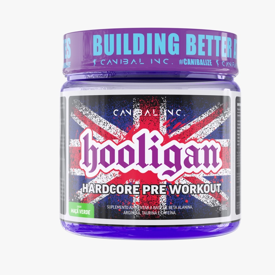 HOOLIGAN 210G PRÉ TREINO - CANIBAL INC - imagem 1