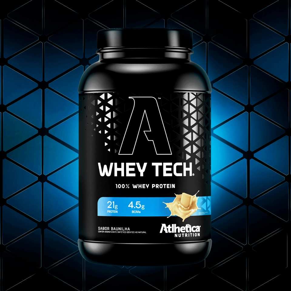 Whey Tech 900g Athletica Nutrition - imagem 3