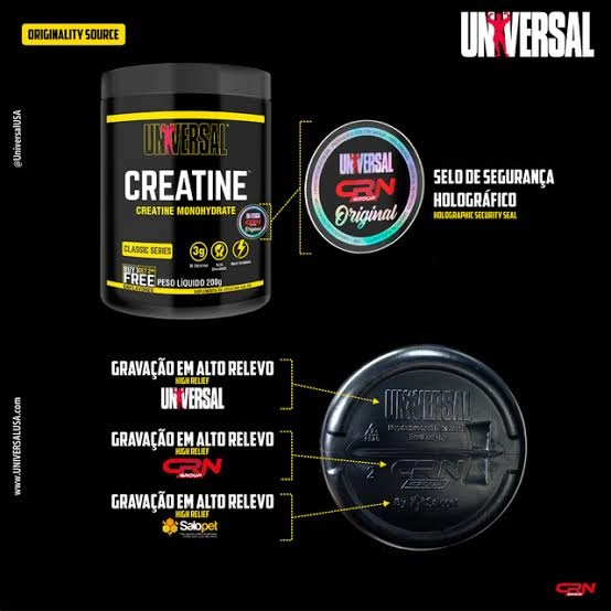 CREATINA UNIVERSAL ORIGINAL - 200G - imagem 5