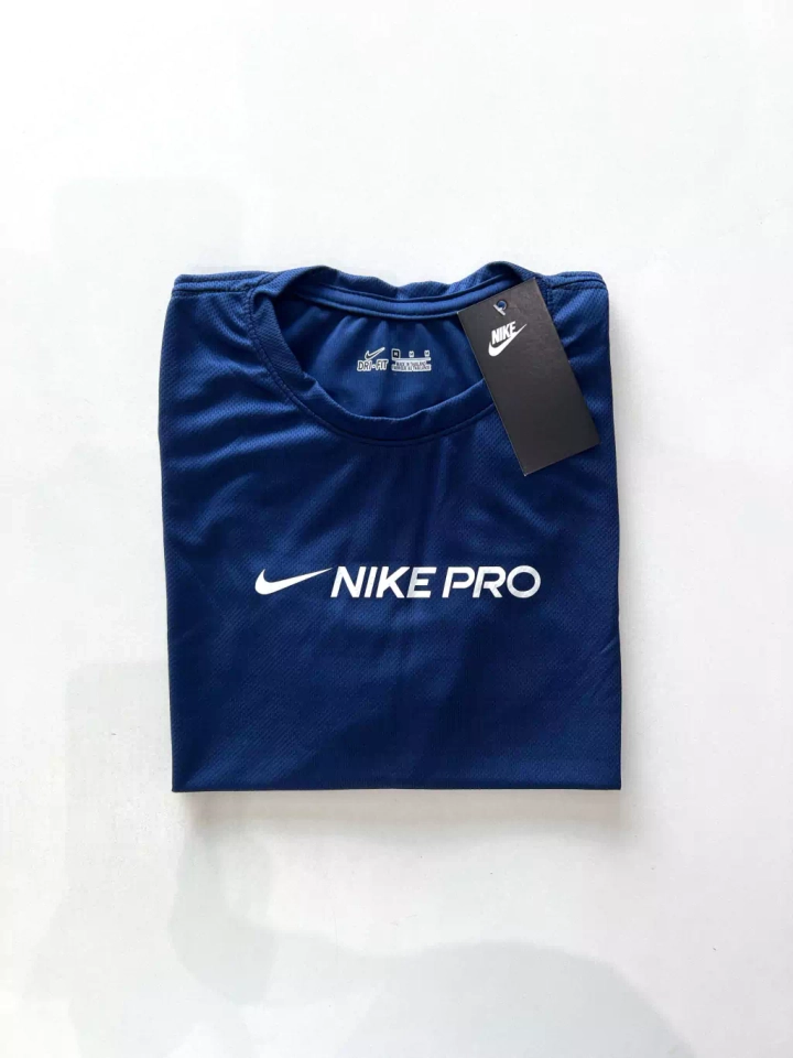 Camiseta Dri-Fit Nike Pro S/P - Azul Petroleo - imagem 1