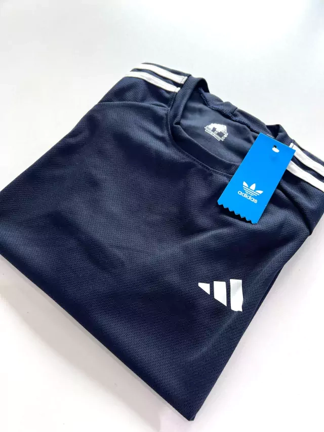 Camisa Adidas 3 Listras R2 - Chumbo - imagem 3