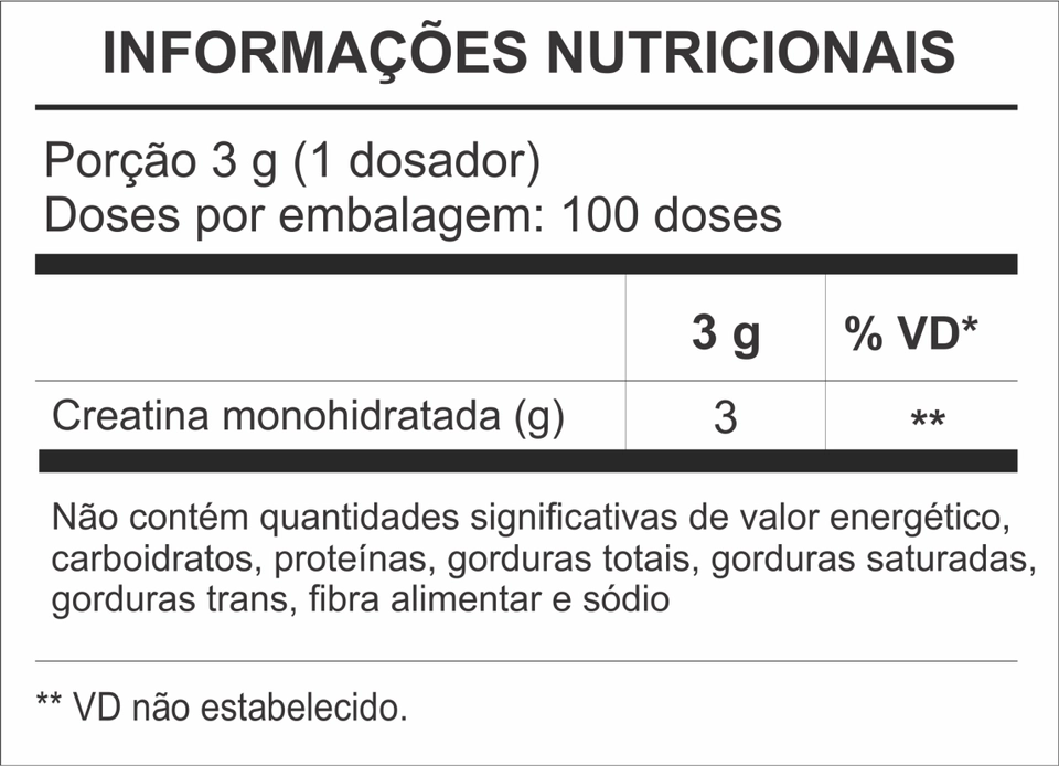 CREATINA MONOHIDRATADA 300g SHARK PRO - imagem 2