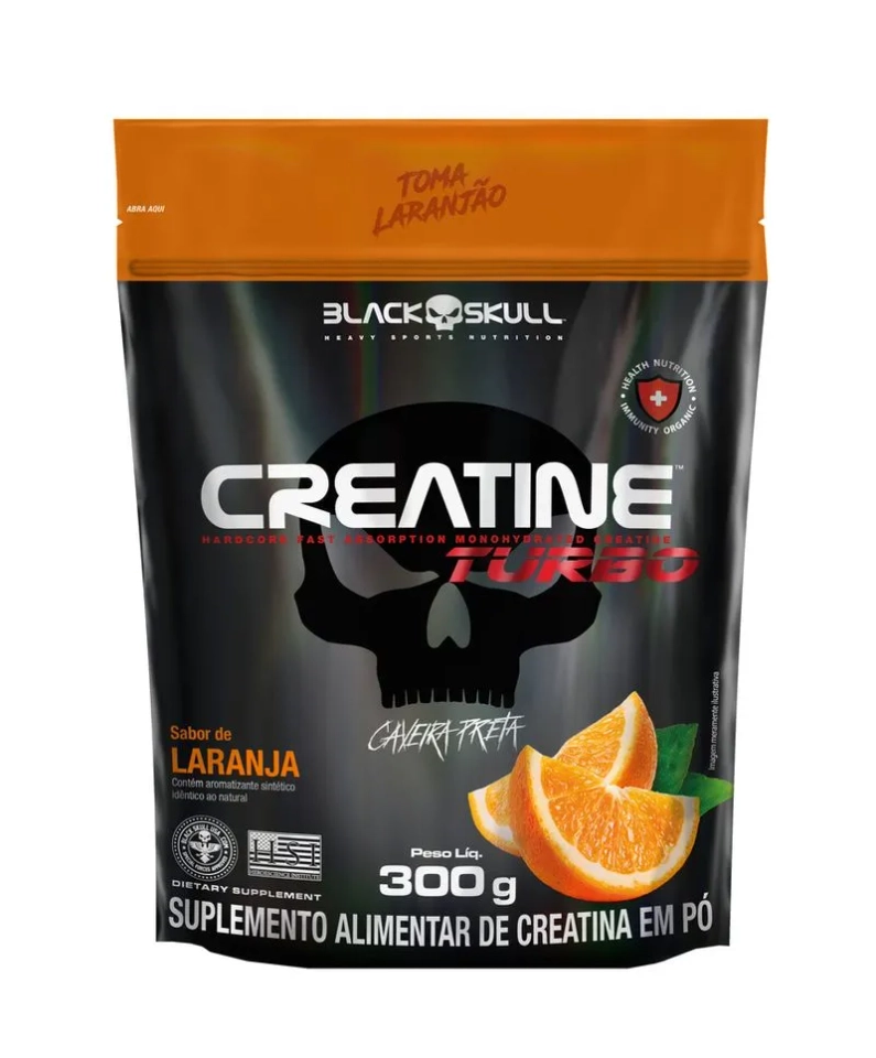 CREATINE TURBO refil - 300G Black Skull - 2