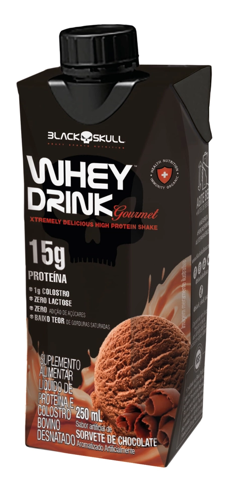 WHEY DRINK GOURMET - PRONTO PARA BEBER - 1 UNID - 6