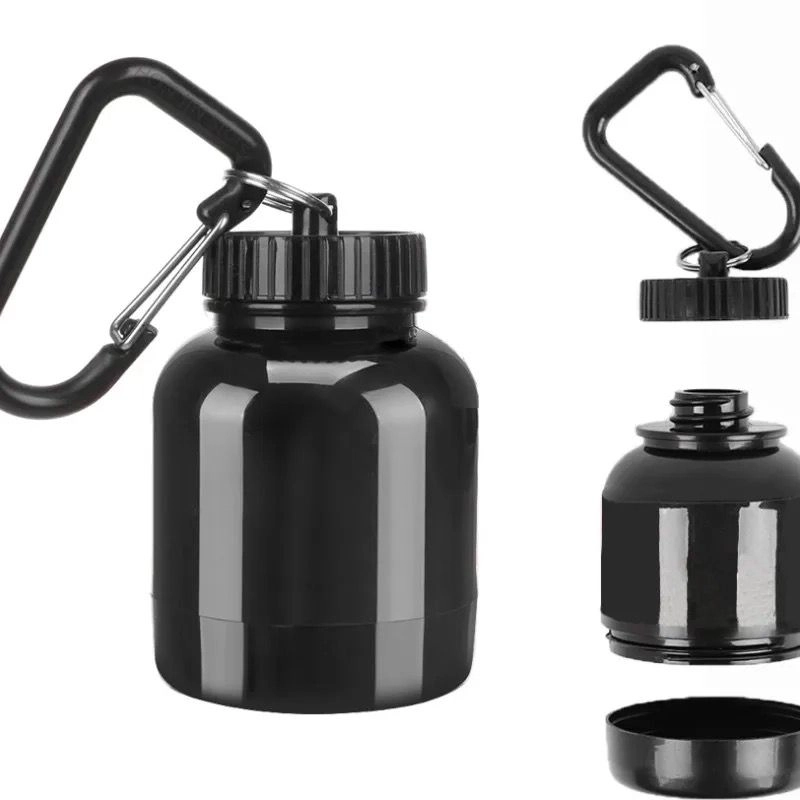 Chaveiro Whey Container Porta Proteína Suplemento Prottector Cor Fumê - 7