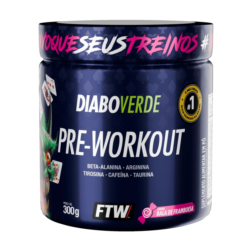 Diabo verde Pre-workout  - 300g FTW - imagem 3
