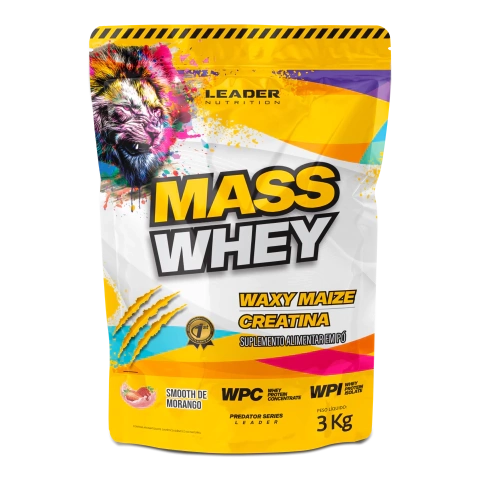 Mass Whey Predator (3kg) Leader Nutrition  - imagem 1