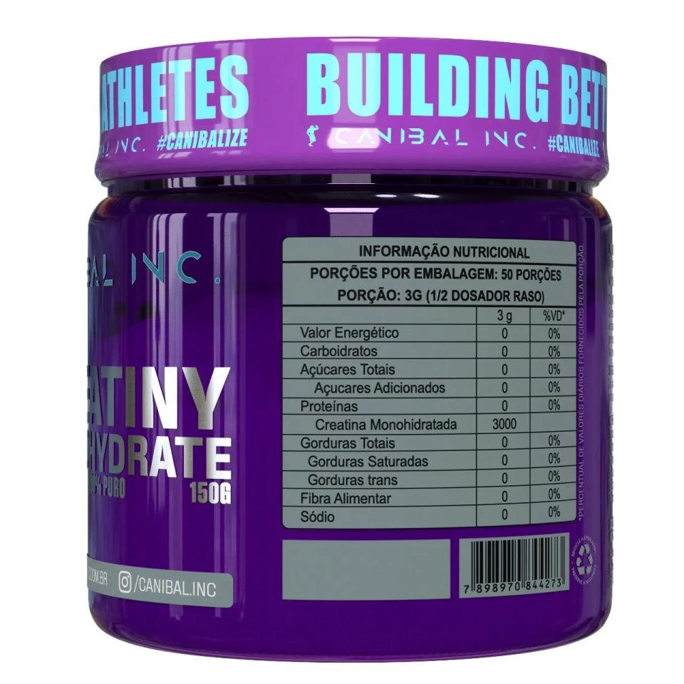 CREATINY 100% pure 150G Canibal Inc  - imagem 2