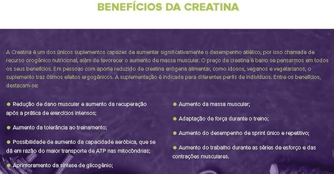 Creatina Monohidratada Creapure 250g - Growth Supplements  - imagem 3
