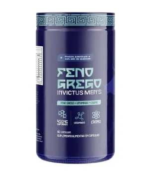 FENO GREGO INVICTUS MEN'S - INSANITY NUTRITION  90 CÁPSULAS - imagem 1