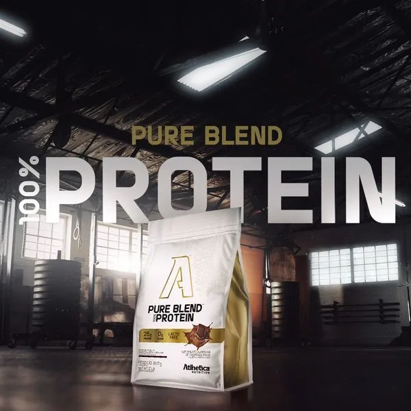 Pure Blend 100% Protein Lacto-Free (Pacote 907g) Chocolate (copia) - imagem 2