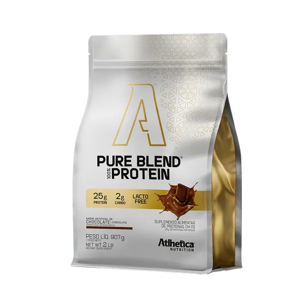 Pure Blend 100% Protein Lacto-Free (Pacote 907g) Chocolate (copia) - imagem 1