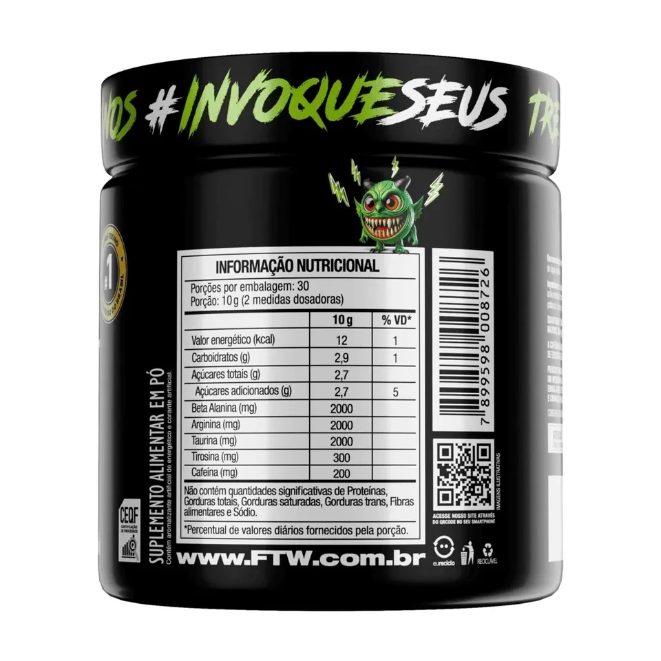 Diabo verde Pre-workout - 300g FTW - 5