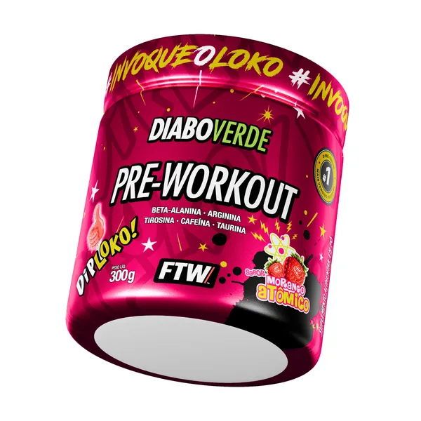 Diabo verde Pre-workout - 300g FTW - imagem 3