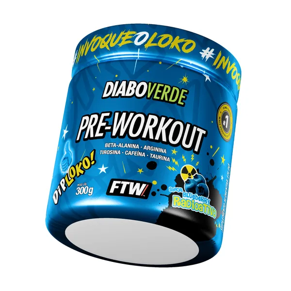 Diabo verde Pre-workout - 300g FTW - imagem 2