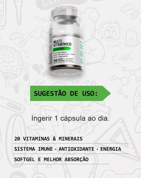 Multivitamínico (90 Caps) - Under Labz - imagem 2