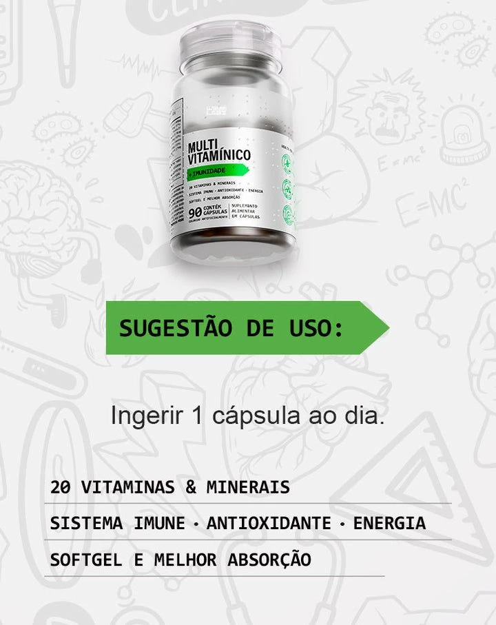 Multivitamínico (90 Caps) - Under Labz - 2