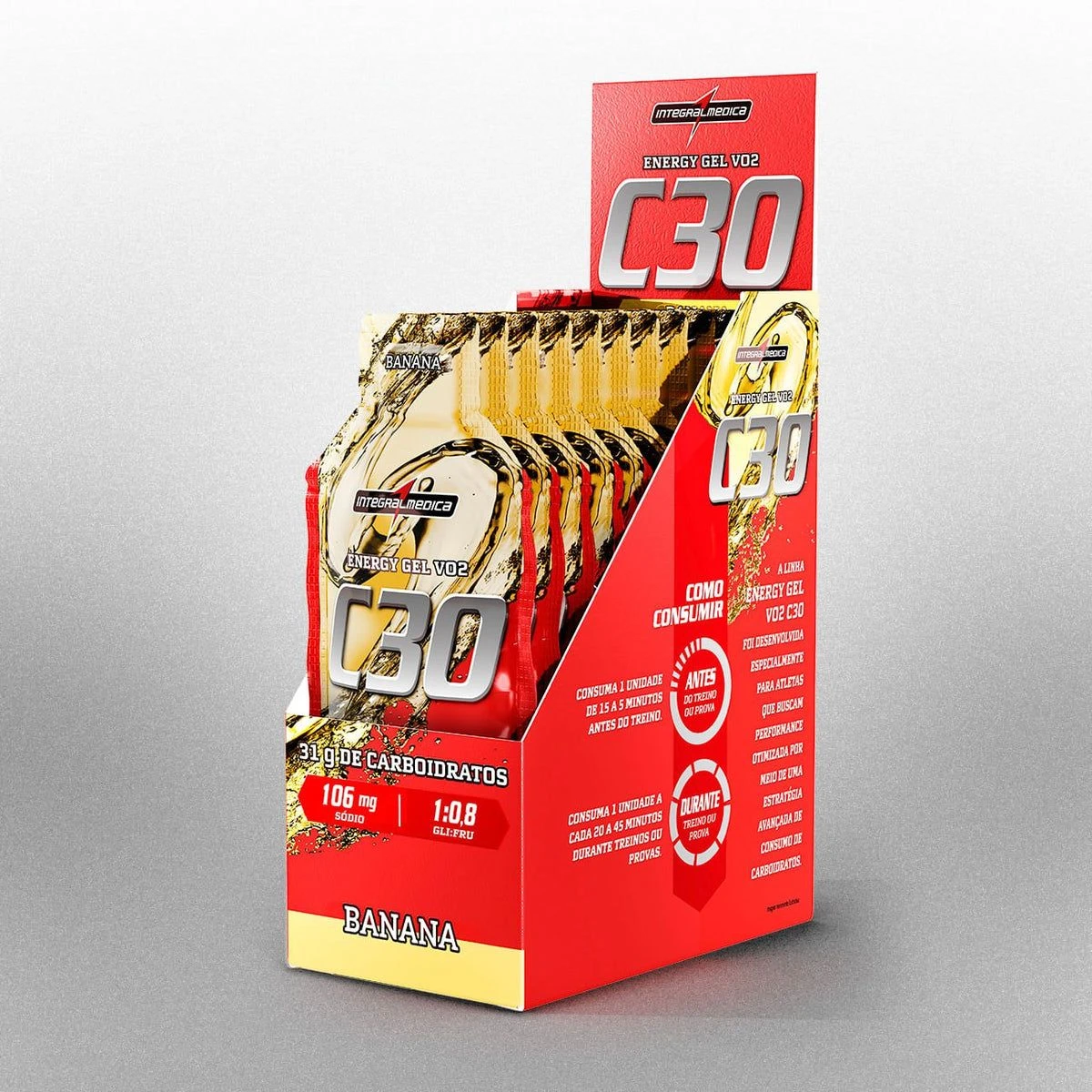 Energy Gel VO2 C30 Unidade  Integralmedica  - 3
