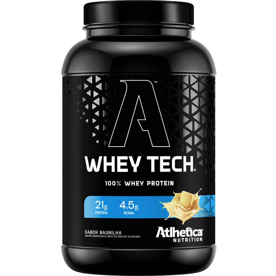 Whey Tech 900g Athletica Nutrition - imagem 1
