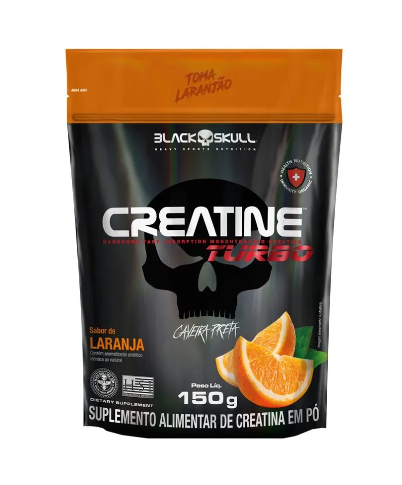 CREATINE TURBO - REFIL 150G Black Skull - 2