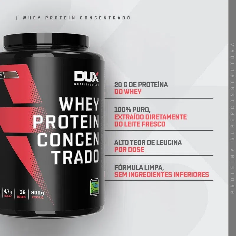 WHEY PROTEIN CONCENTRADO - POTE 900G - imagem 2