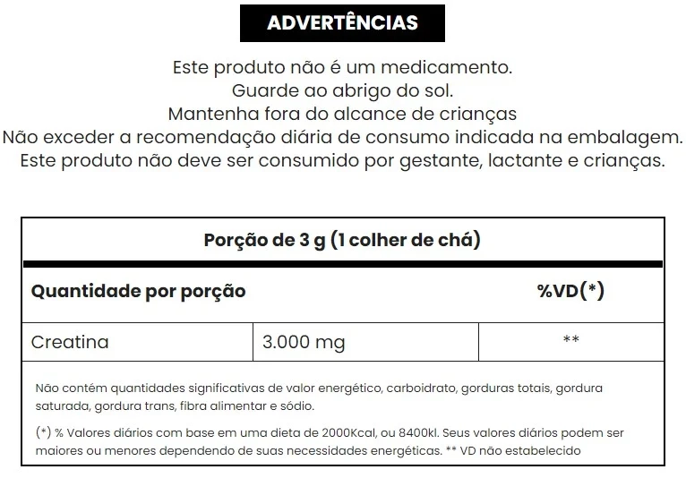 Creatina Platinum Series 300g Adaptogen - imagem 2