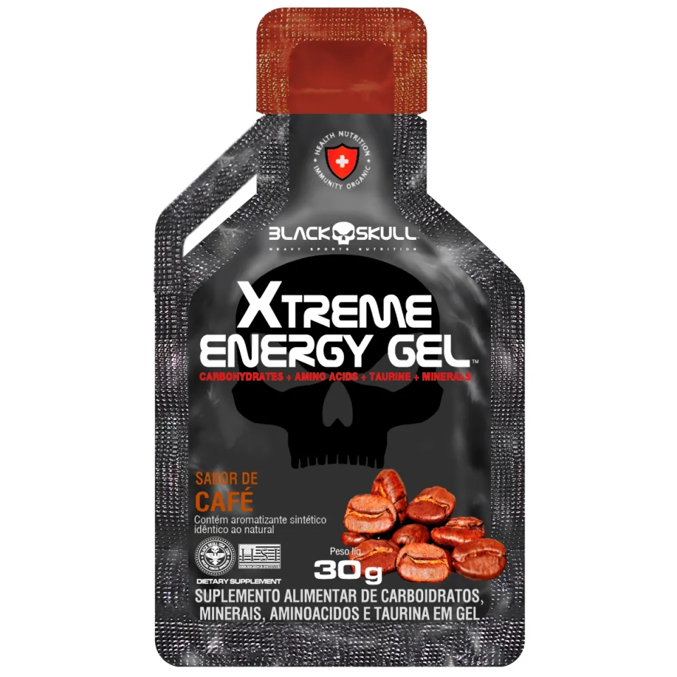 XTREME ENERGY GEL DISPLAY C/ 10 BLACK SKULL - imagem 2