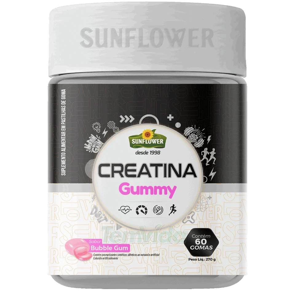 Creatina em Gomas Sunflower - Zero Açúcar - imagem 1