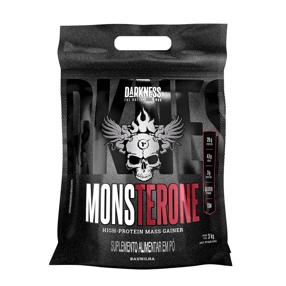 Monsterone hipercalórico 3kg Darkness   - imagem 1