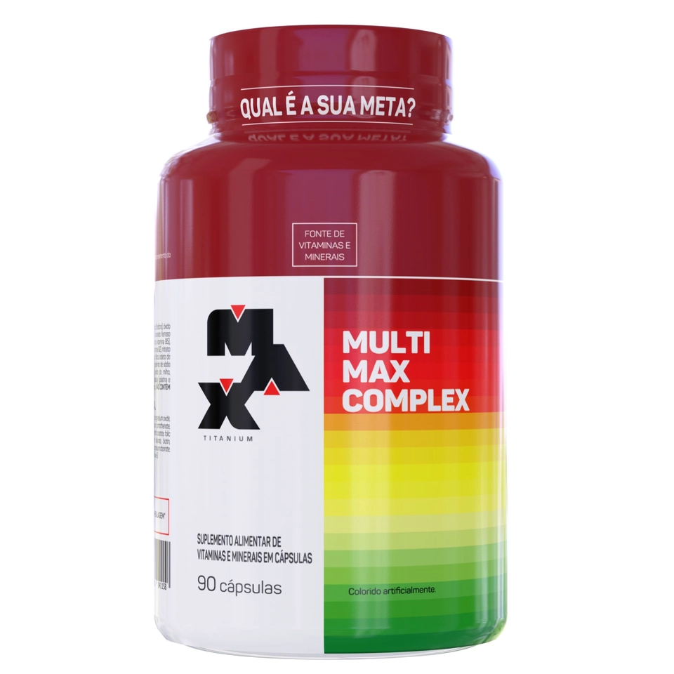 Multimax Complex 90 Caps Max Titanium  - imagem 1