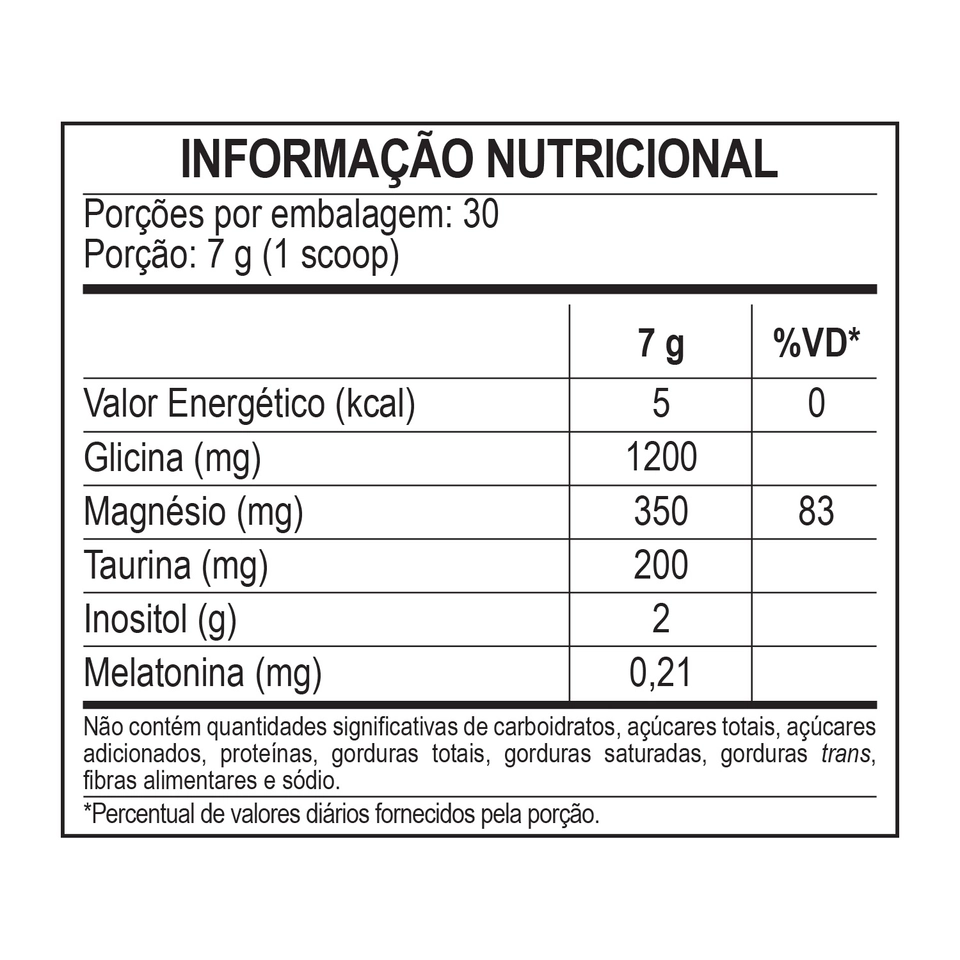 Magnésio  Inositol | 210g - Bodyaction - imagem 2