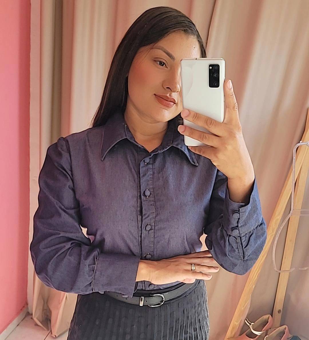 Camisa Jeans - imagem 1
