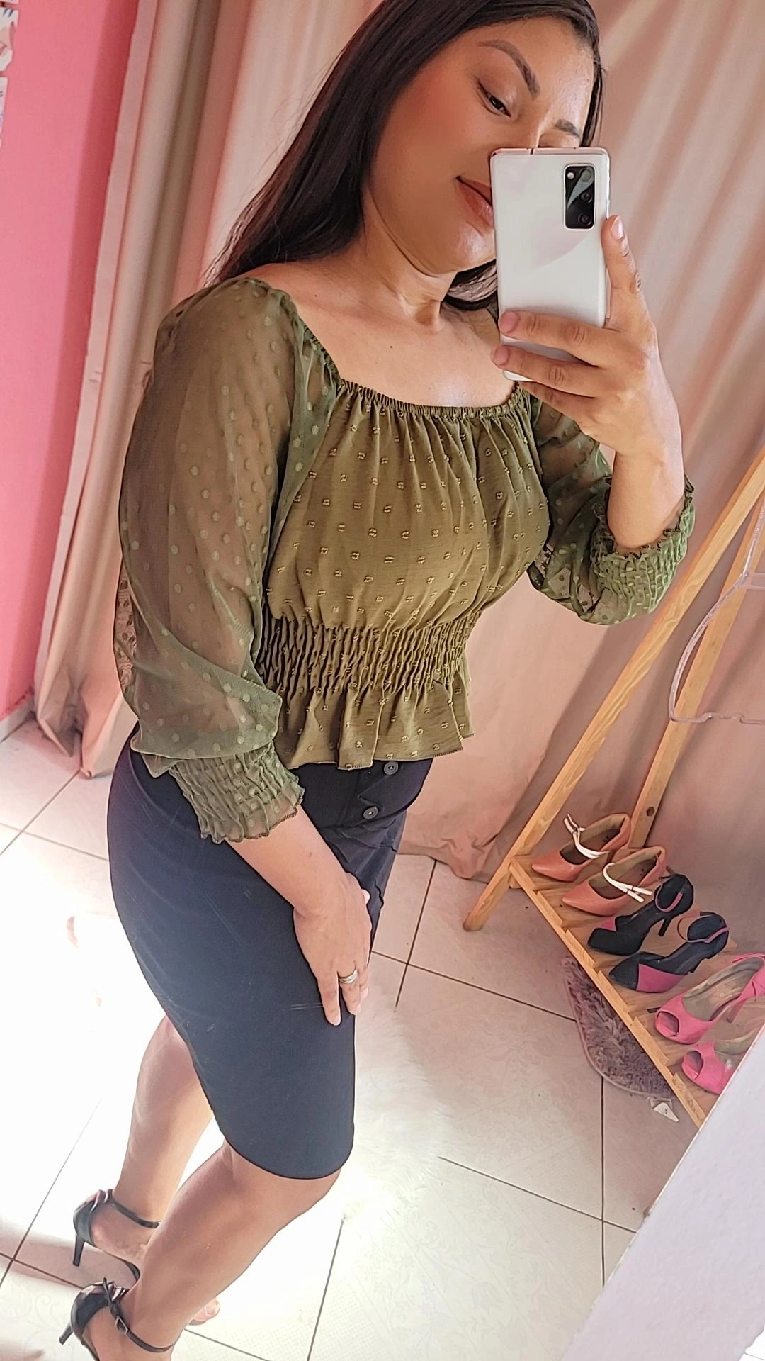 Blusa manga de tule - 6