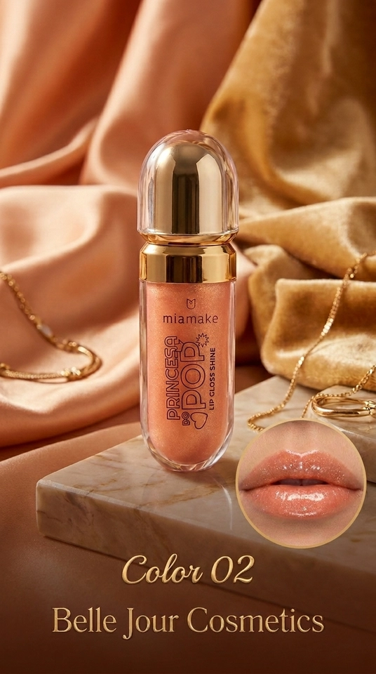 Lip Gloss Shine Princesa Pop 03 - 1