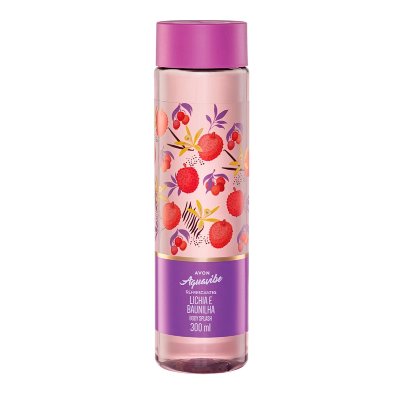 Aquavibe Lichia e Baunilha Body Splash 300ml - imagem 1