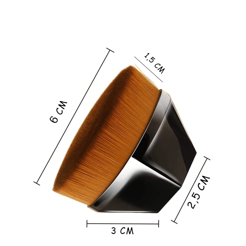 Pincel Mágico Hexagonal Base Maquiagem - imagem 3