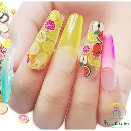 Disco Fimo Fatiado Slime Unhas Decoração Encapsulamento 5mm - imagem 2