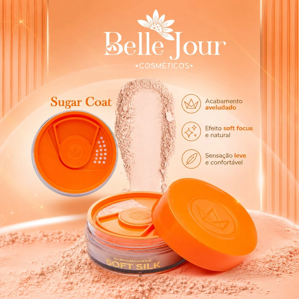 Pó Solto Soft Silk Sugar Coat | Mari Maria Makeup - imagem 1