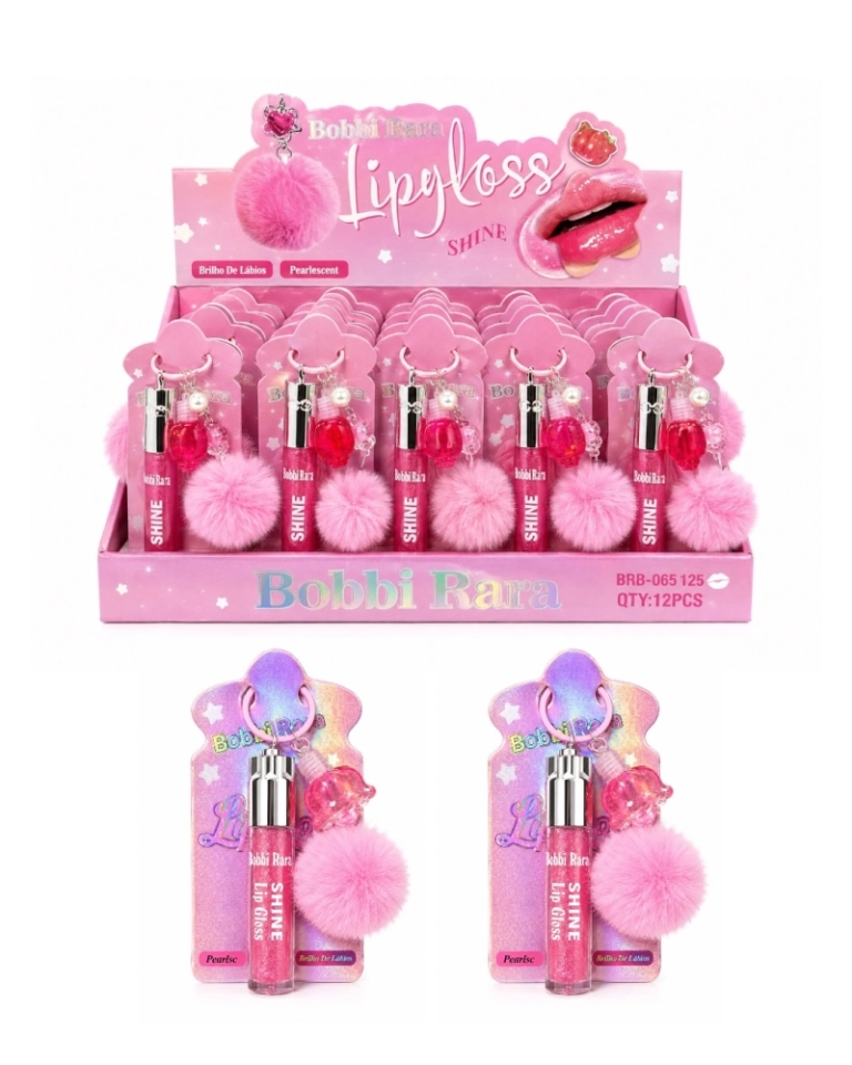 Lilp Gloss duo, com pingente pompom - imagem 4