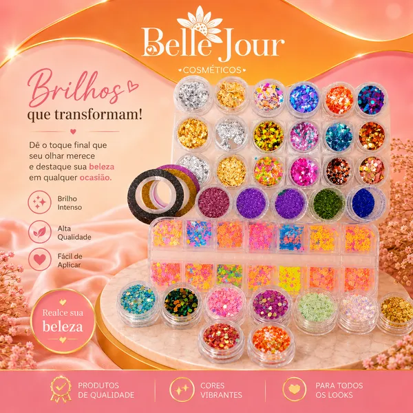 Kit Completo para Decoração de Unhas e Artesanato + Brinde - imagem 1