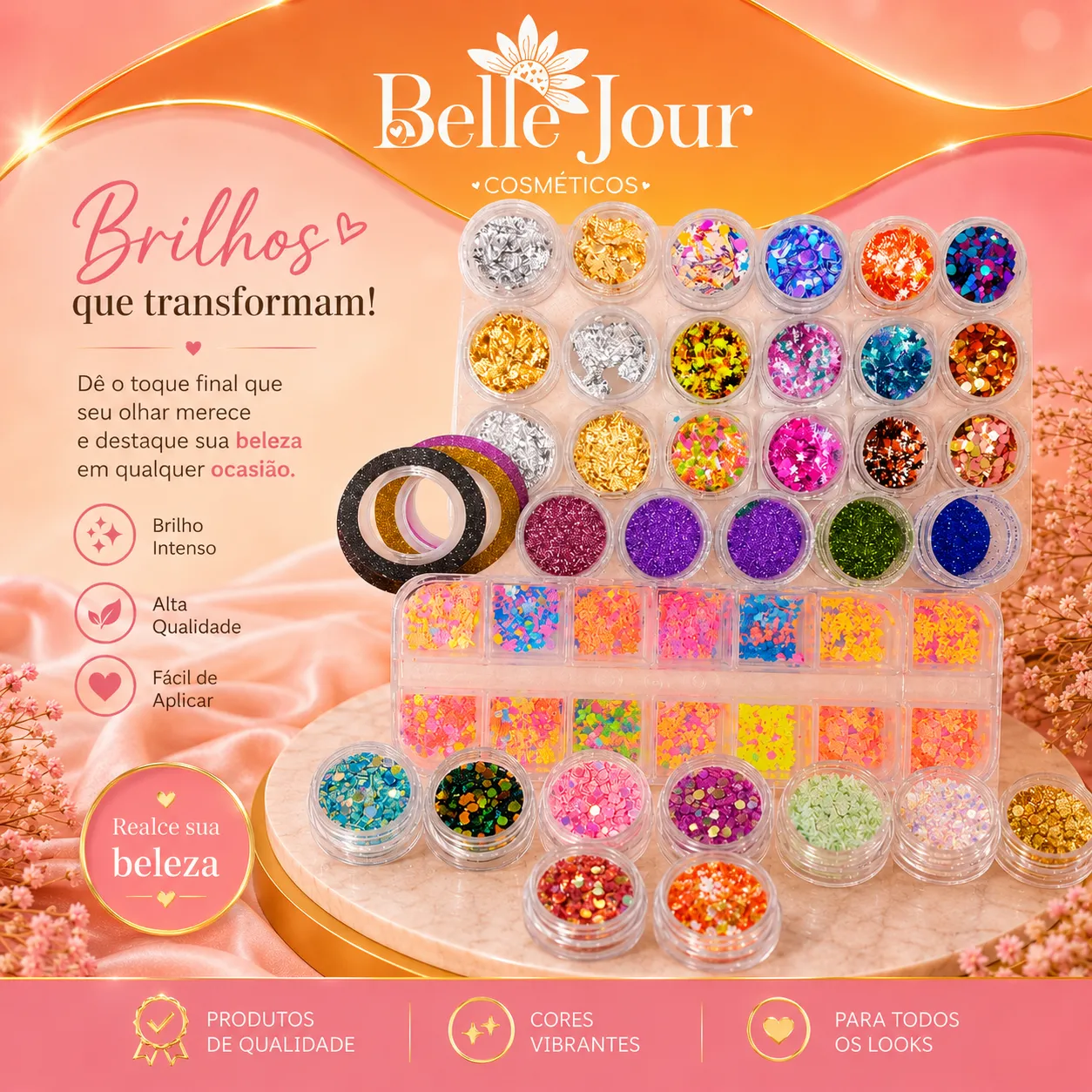 Kit Completo para Decoração de Unhas e Artesanato + Brinde - 1