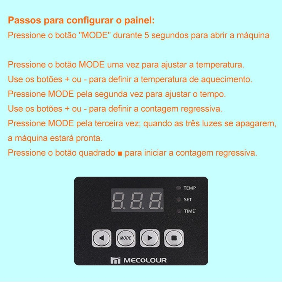 Mecolor Prensa Térmica.................. 👇 LINK na DESCRIÇÃO 👇  - 7