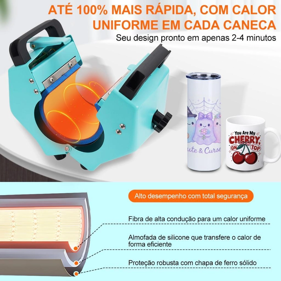 Mecolor Prensa Térmica.................. 👇 LINK na DESCRIÇÃO 👇  - imagem 4
