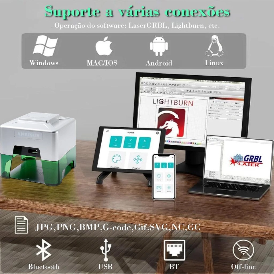 Máquina de Gravação A laser........................ 👇 LINK na DESCRIÇÃO 👇  - imagem 4