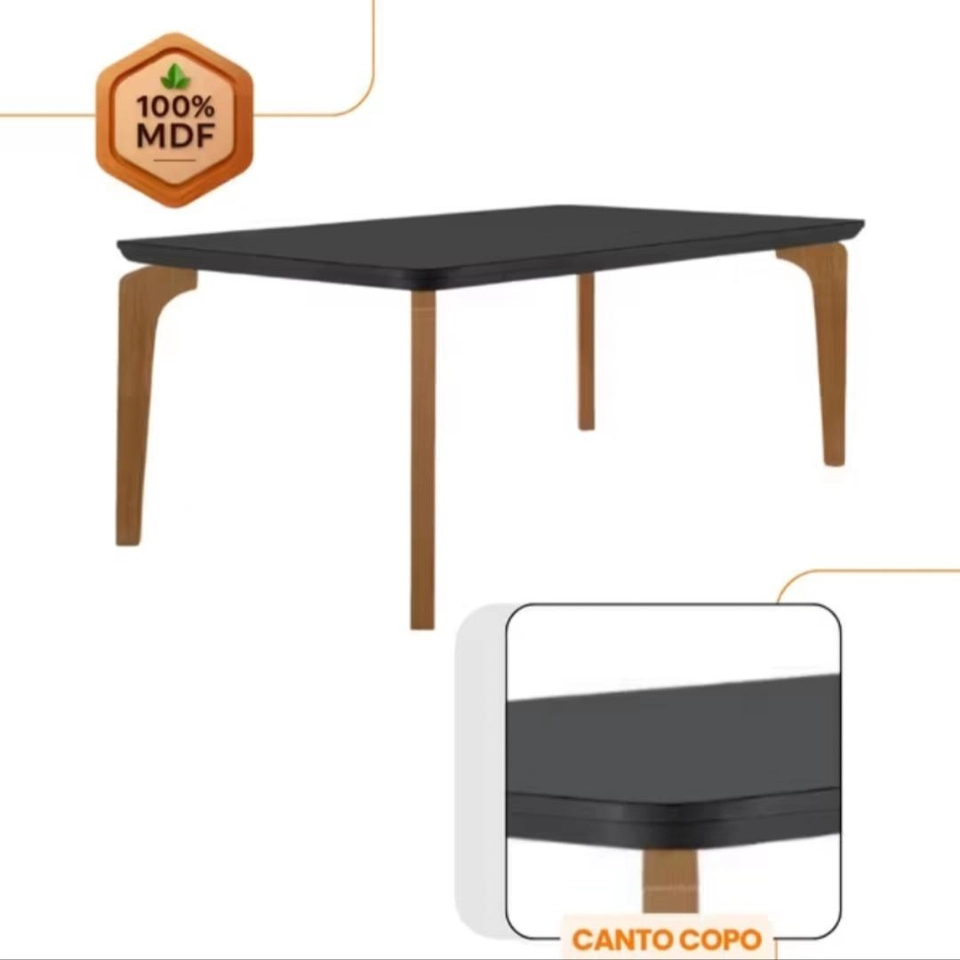 Mesa de Jantar Liz .........................  👇 LINK na DESCRIÇÃO 👇 - imagem 3