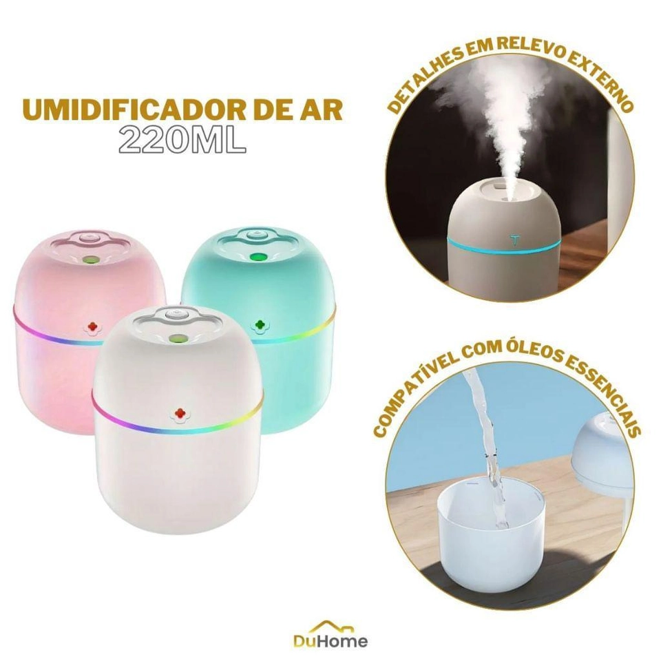Umidificador de ar portátil...................... 👇 LINK na DESCRIÇÃO 👇  - imagem 2
