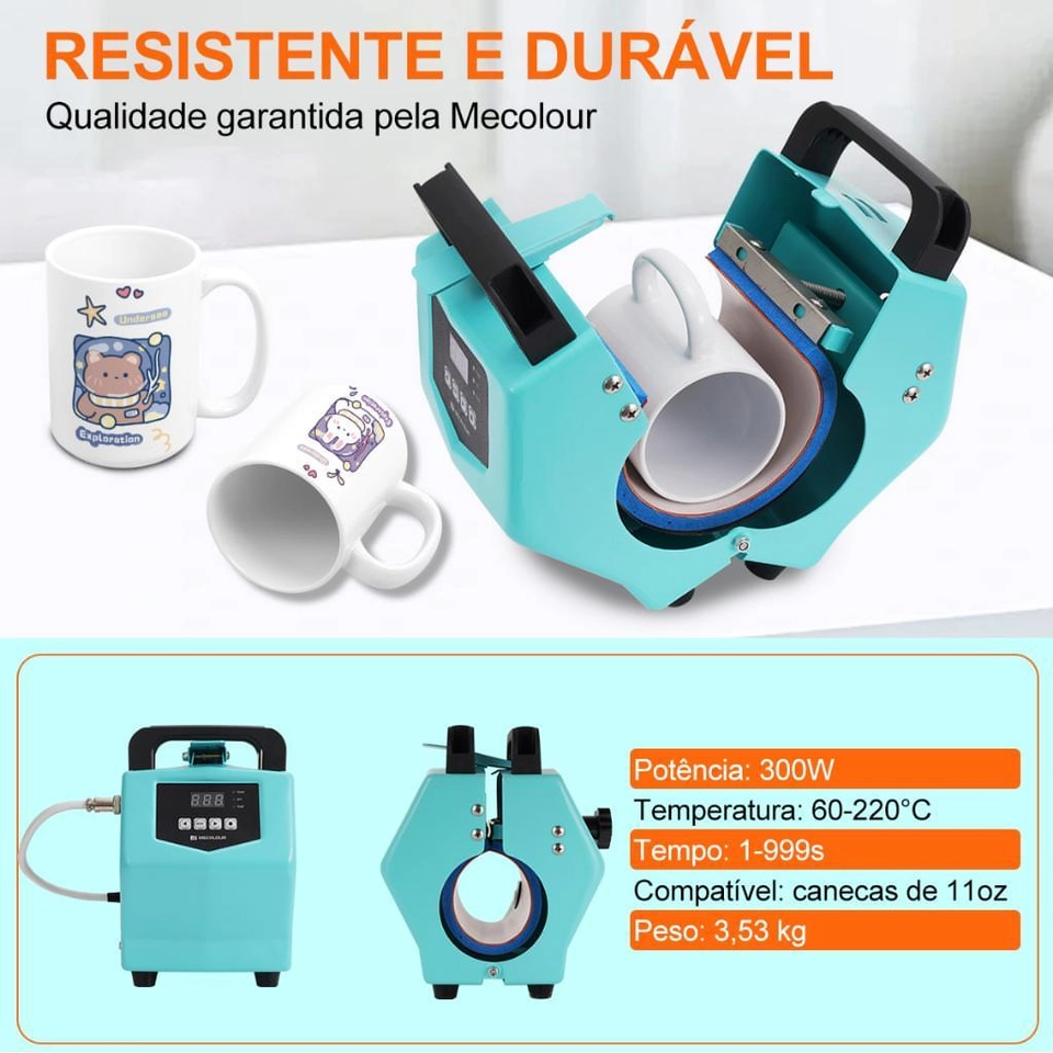 Mecolor Prensa Térmica.................. 👇 LINK na DESCRIÇÃO 👇  - imagem 5