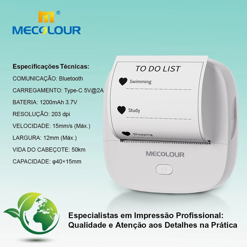 Mini impressora de Etiquetas................................................... 👇 LINK na  DESCRIÇÃO 👇  - 7